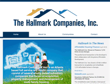 Tablet Screenshot of hallmarkco.com